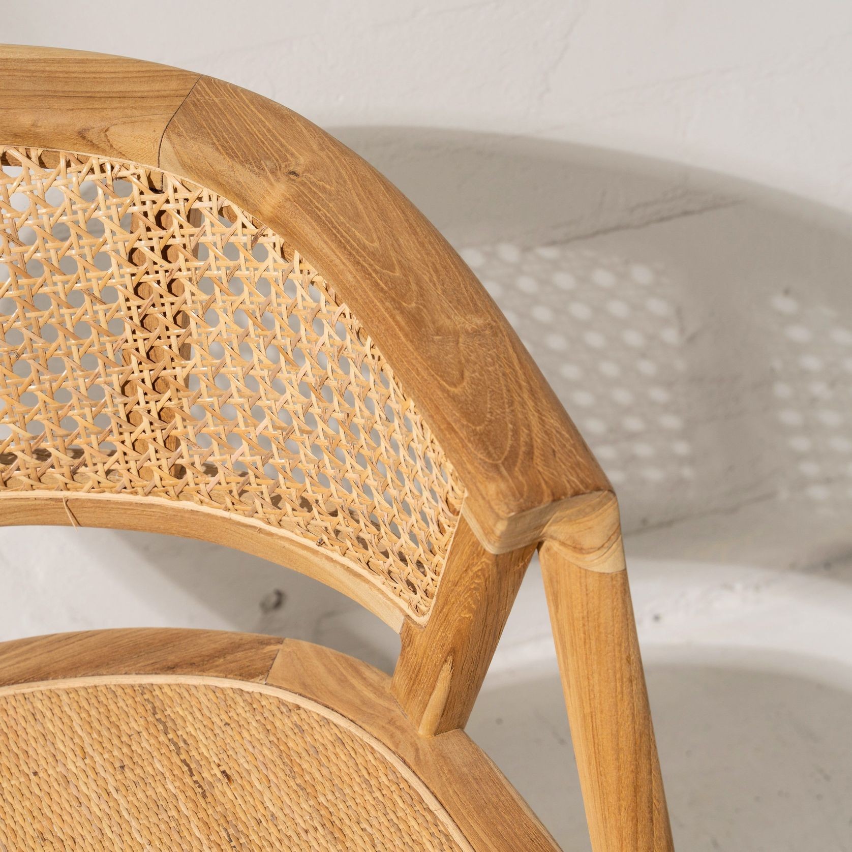 Amalia Rattan Rounded Dining Chair gallery detail image