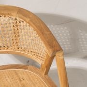 Amalia Rattan Rounded Dining Chair gallery detail image