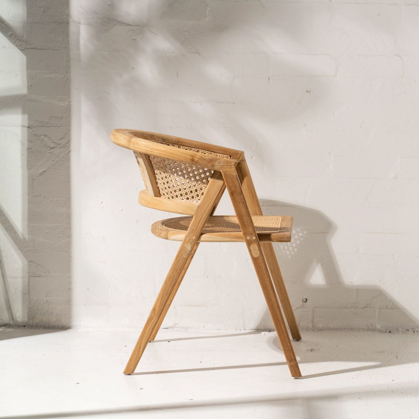 Amalia Rattan Rounded Dining Chair gallery detail image