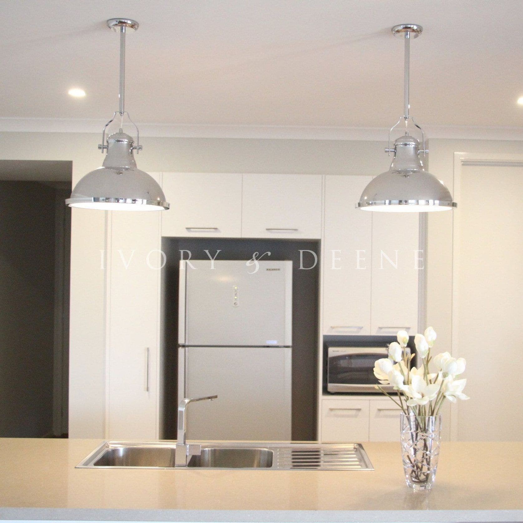 Amani Pendant Light - Chrome gallery detail image