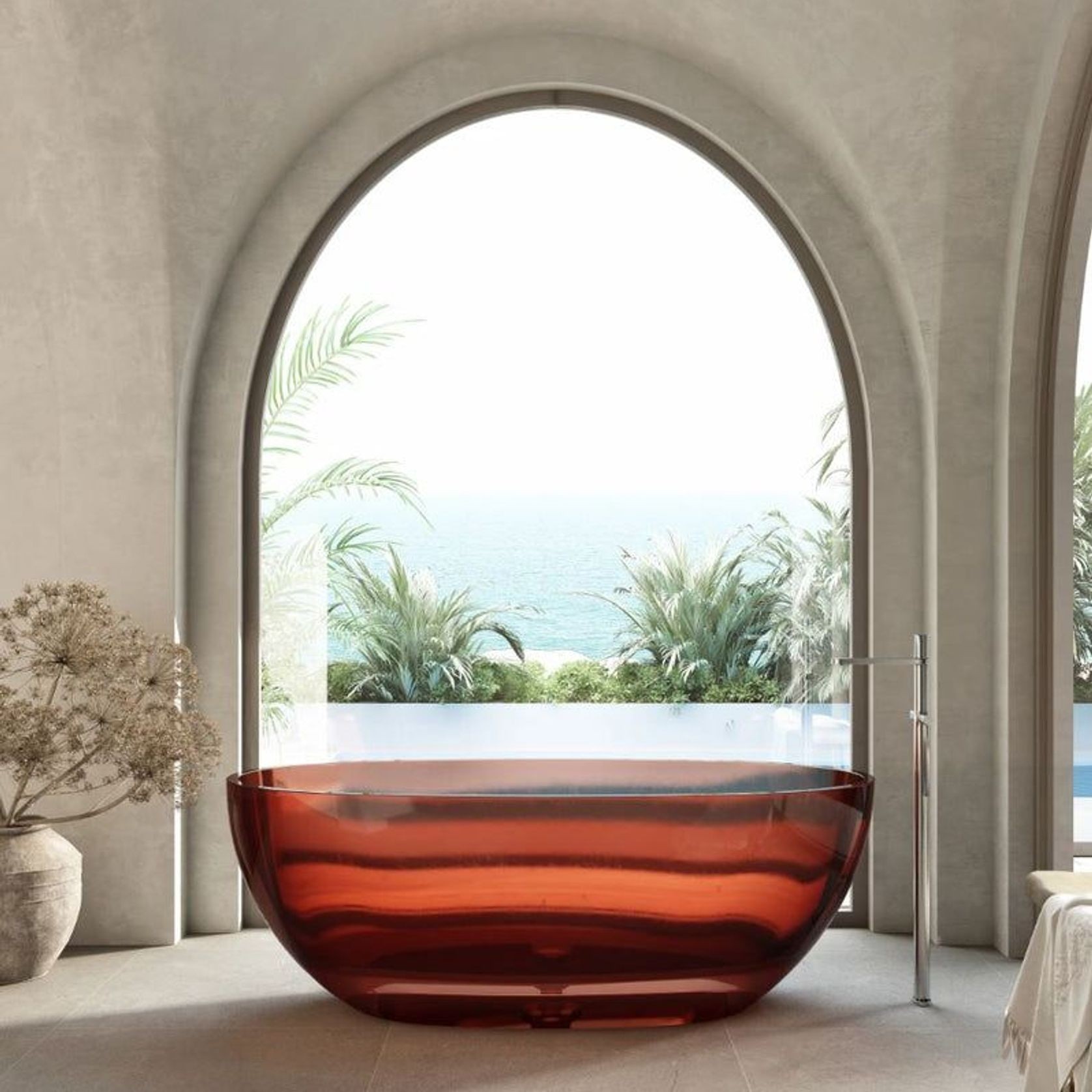 Wow Translucency Resin Stone Bath 1700mm gallery detail image