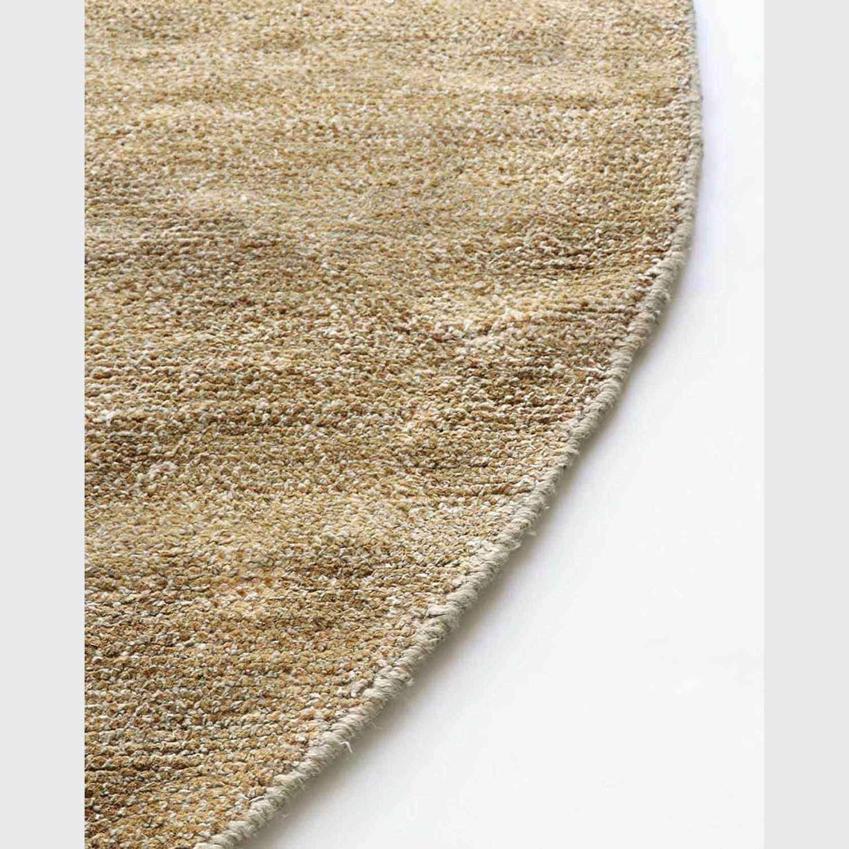 Baya Anchorage Round Floor Rug - Sand Dune gallery detail image