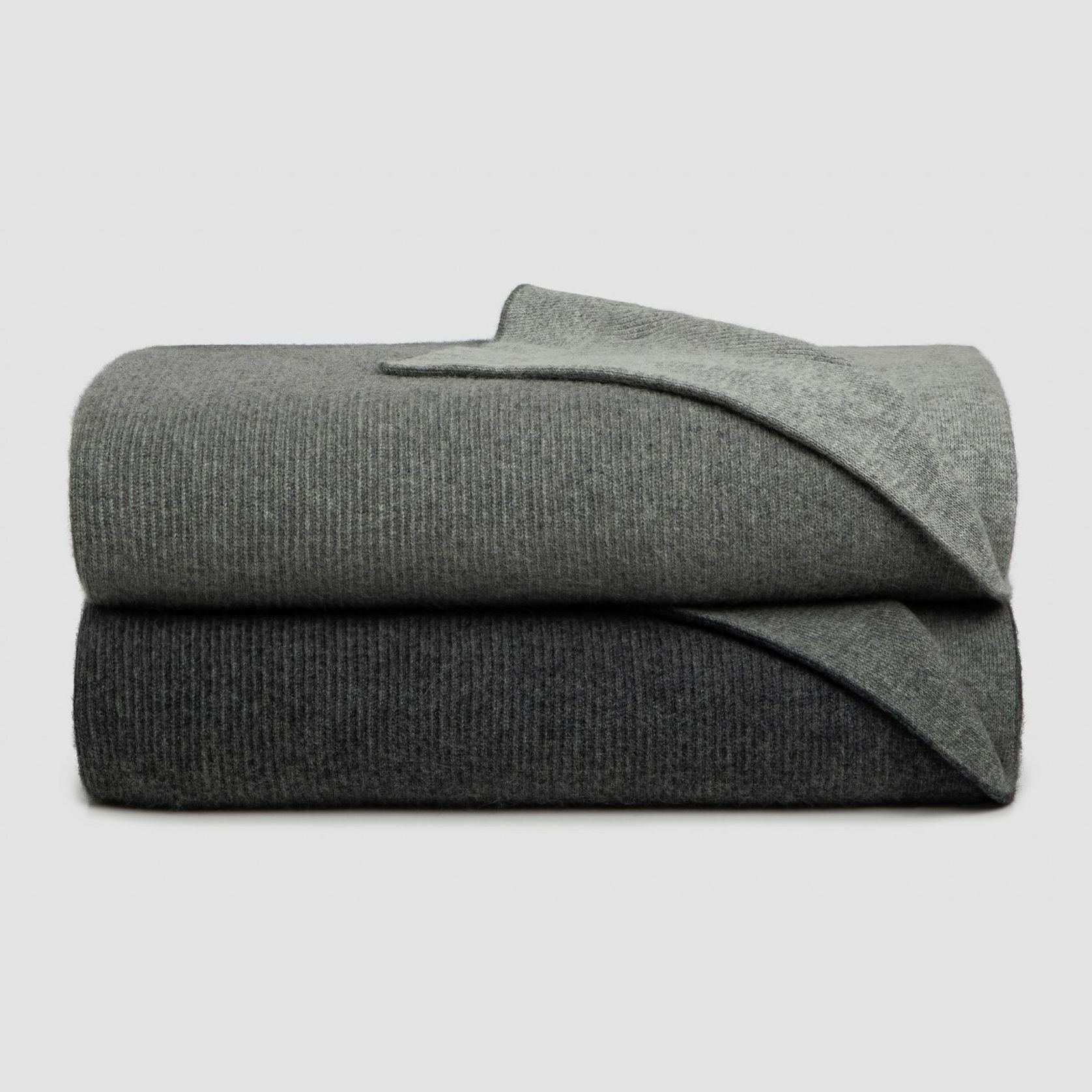 Reversible Rib Angora & Merino Wool Blankets gallery detail image