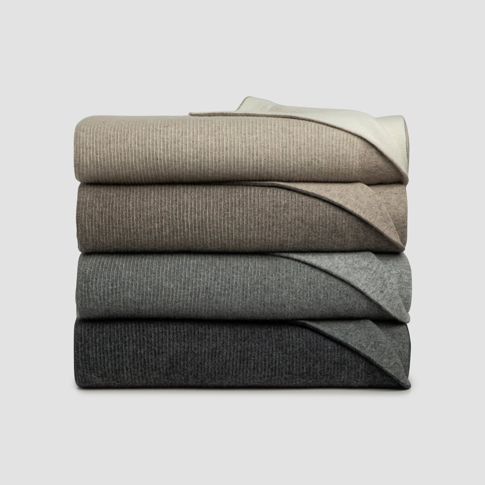 Reversible Rib Angora & Merino Wool Blankets gallery detail image