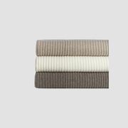 Wide Rib Angora & Merino Wool Blankets gallery detail image