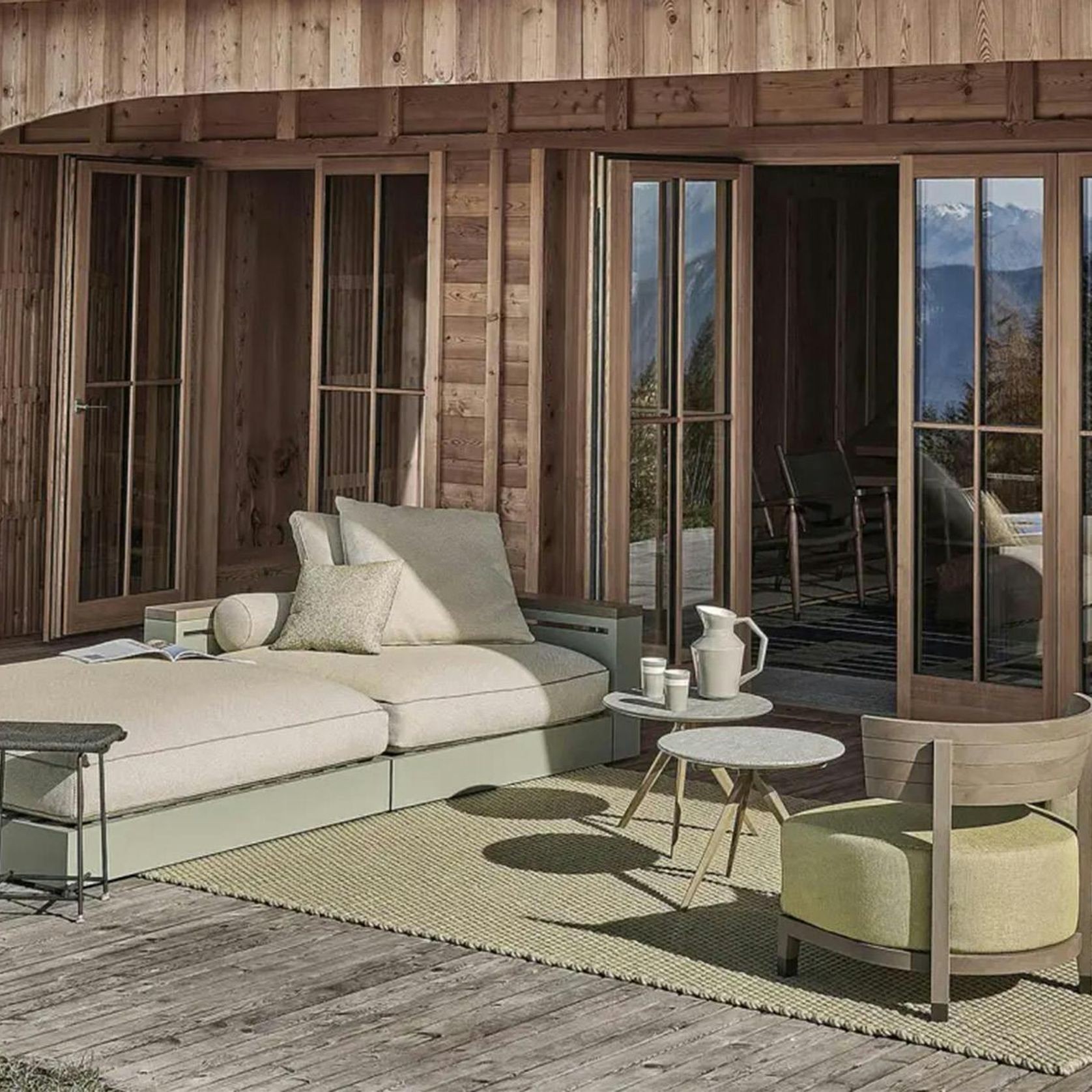 Anyday Outdoor Ottoman By Flexform gallery detail image