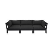 Newport Aluminium Outdoor Armless Sofa Set - 3 Seat gallery detail image