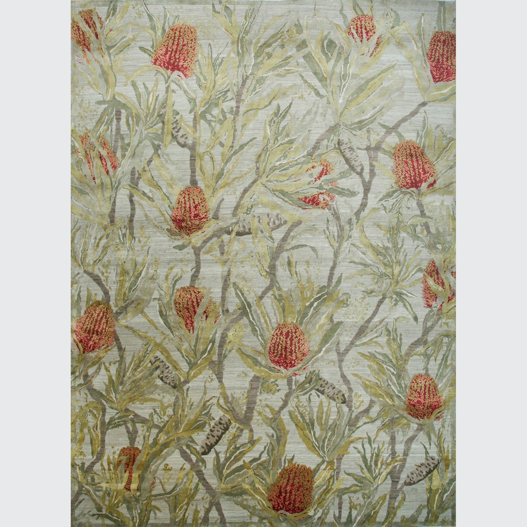 Australian Banksia in Naturals Rug gallery detail image