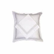 Ava Collection European Pillowcase Set - Champagne Trim gallery detail image