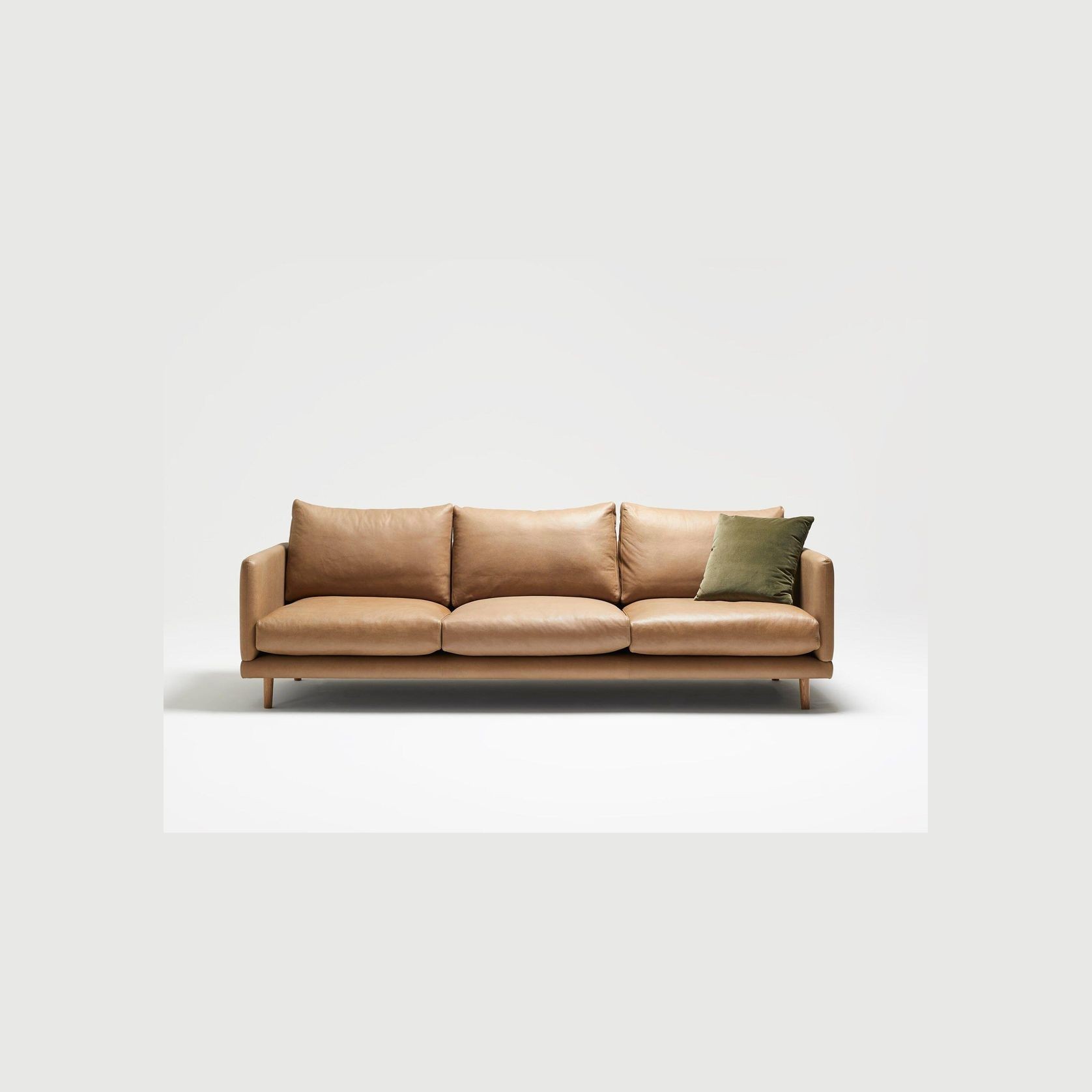 Avoca Leather Sofa gallery detail image