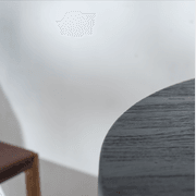 Avus Round Table in Black gallery detail image