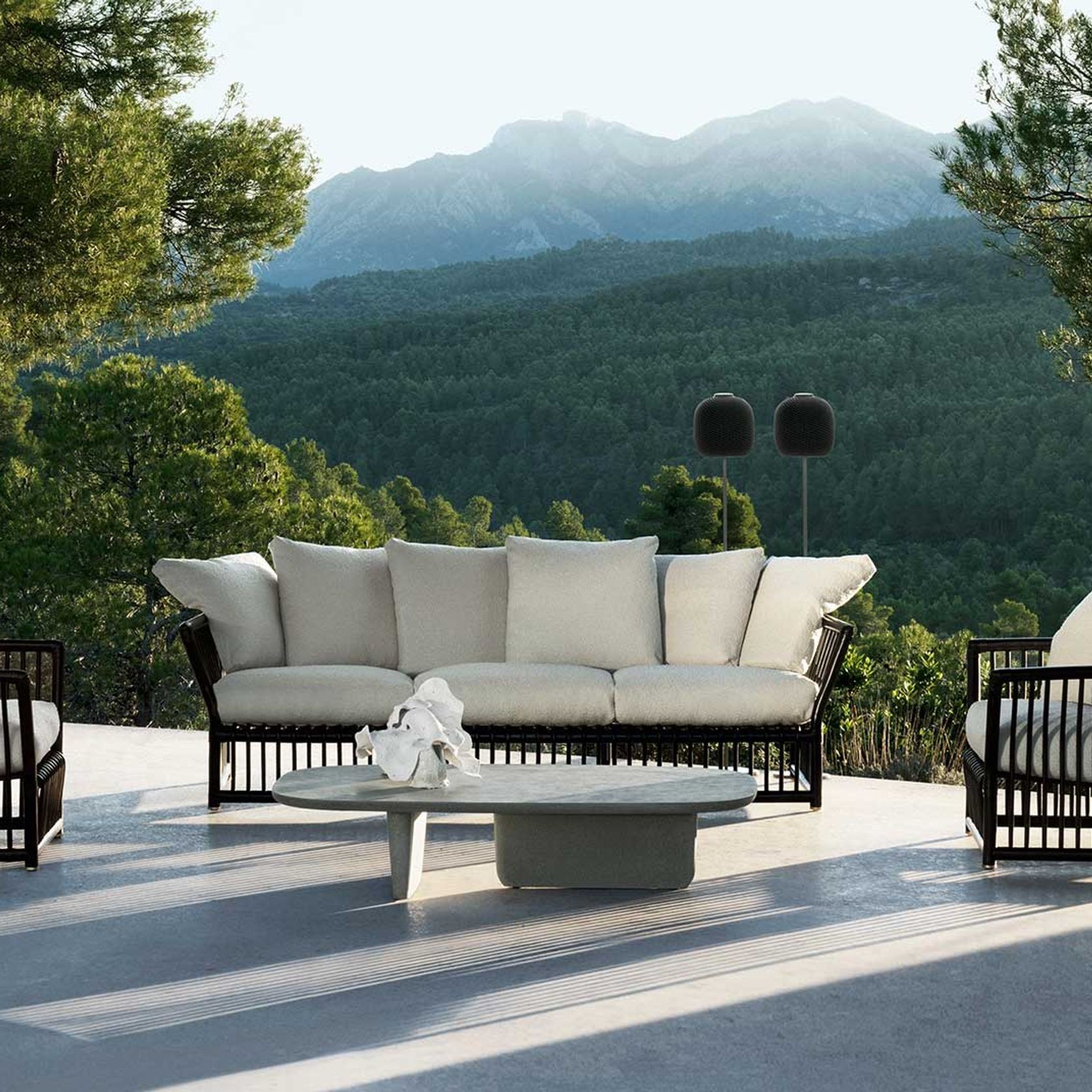 B&B Italia Outdoor Tobi-Ishi Coffee Table gallery detail image