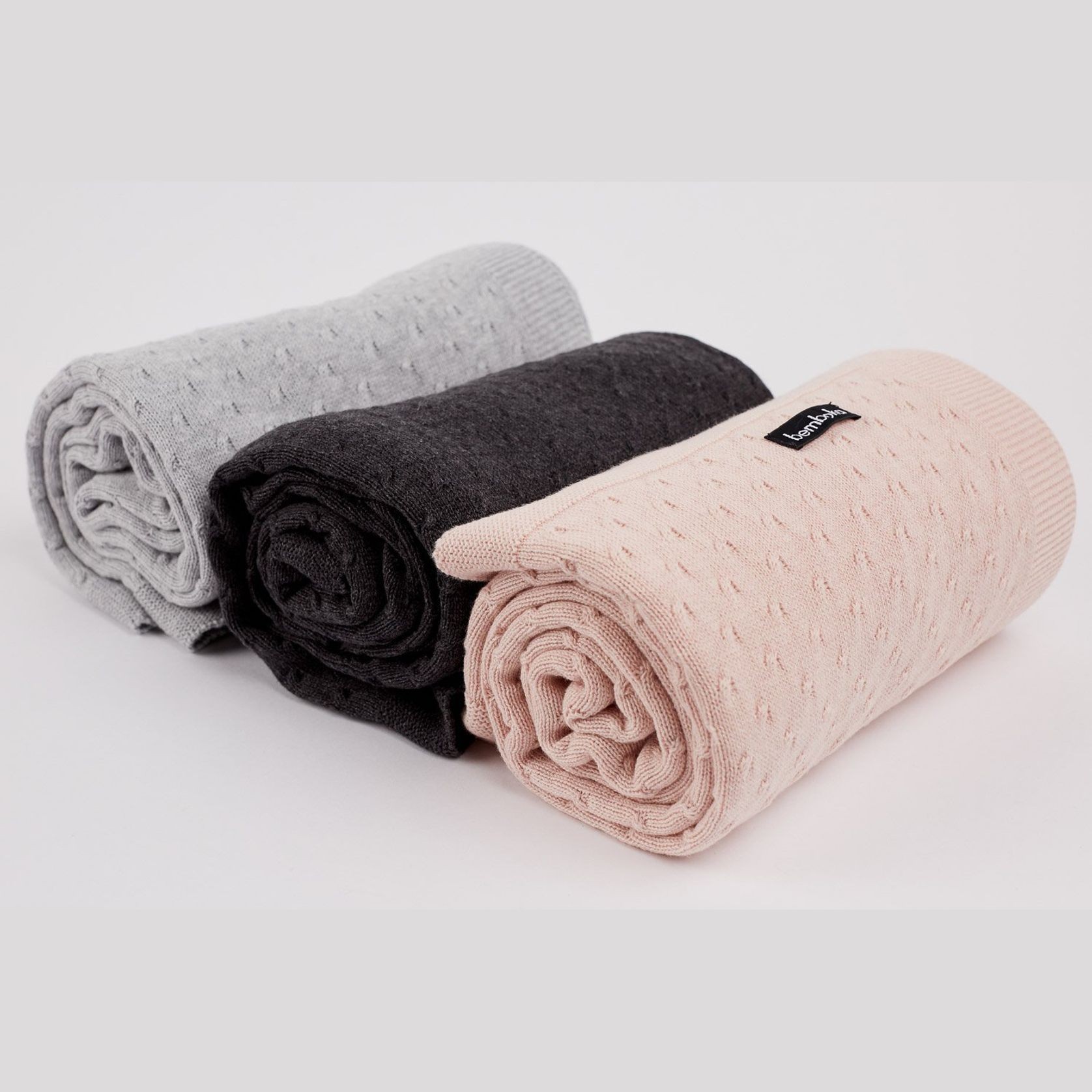 Knot Cotton Baby Cot Blankets gallery detail image