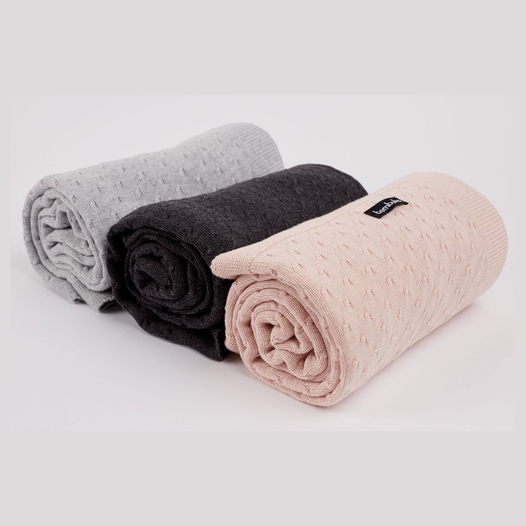 Knot Cotton Baby Cot Blankets gallery detail image