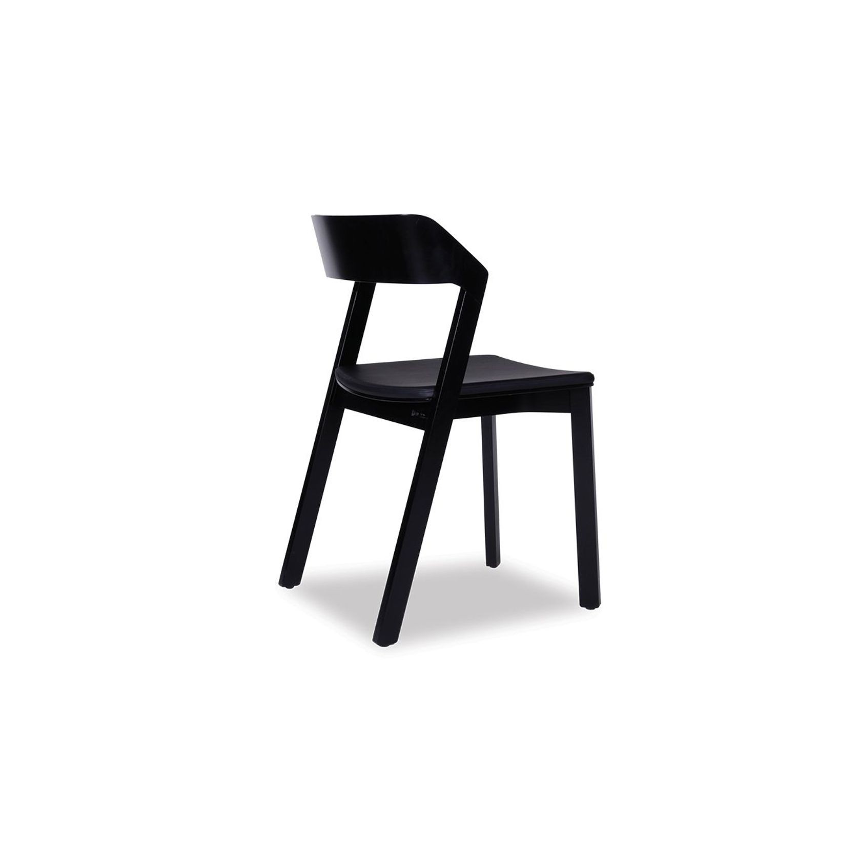 Merano Dining Chair - Black Stained - by TON gallery detail image
