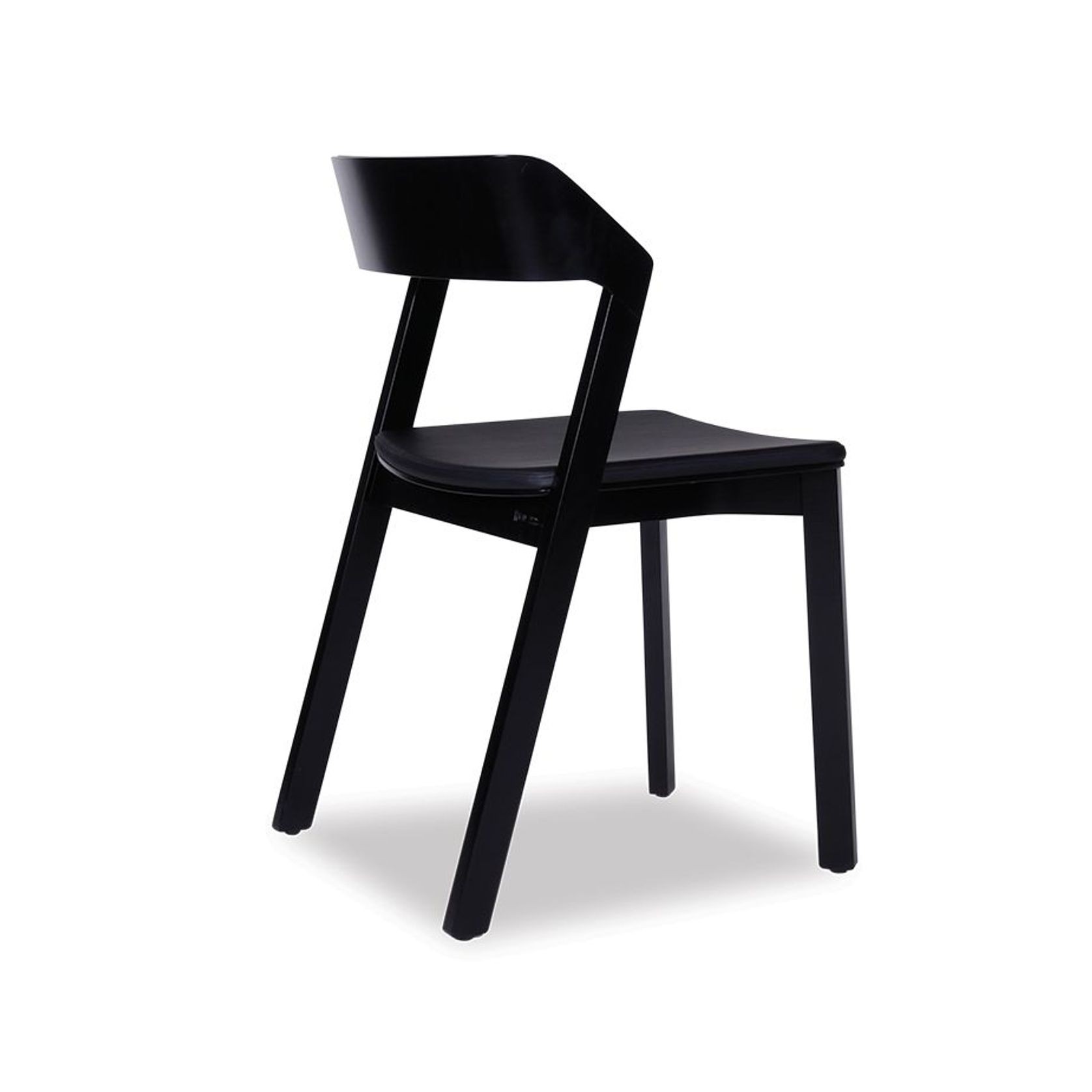Merano Dining Chair - Black Stained - by TON gallery detail image