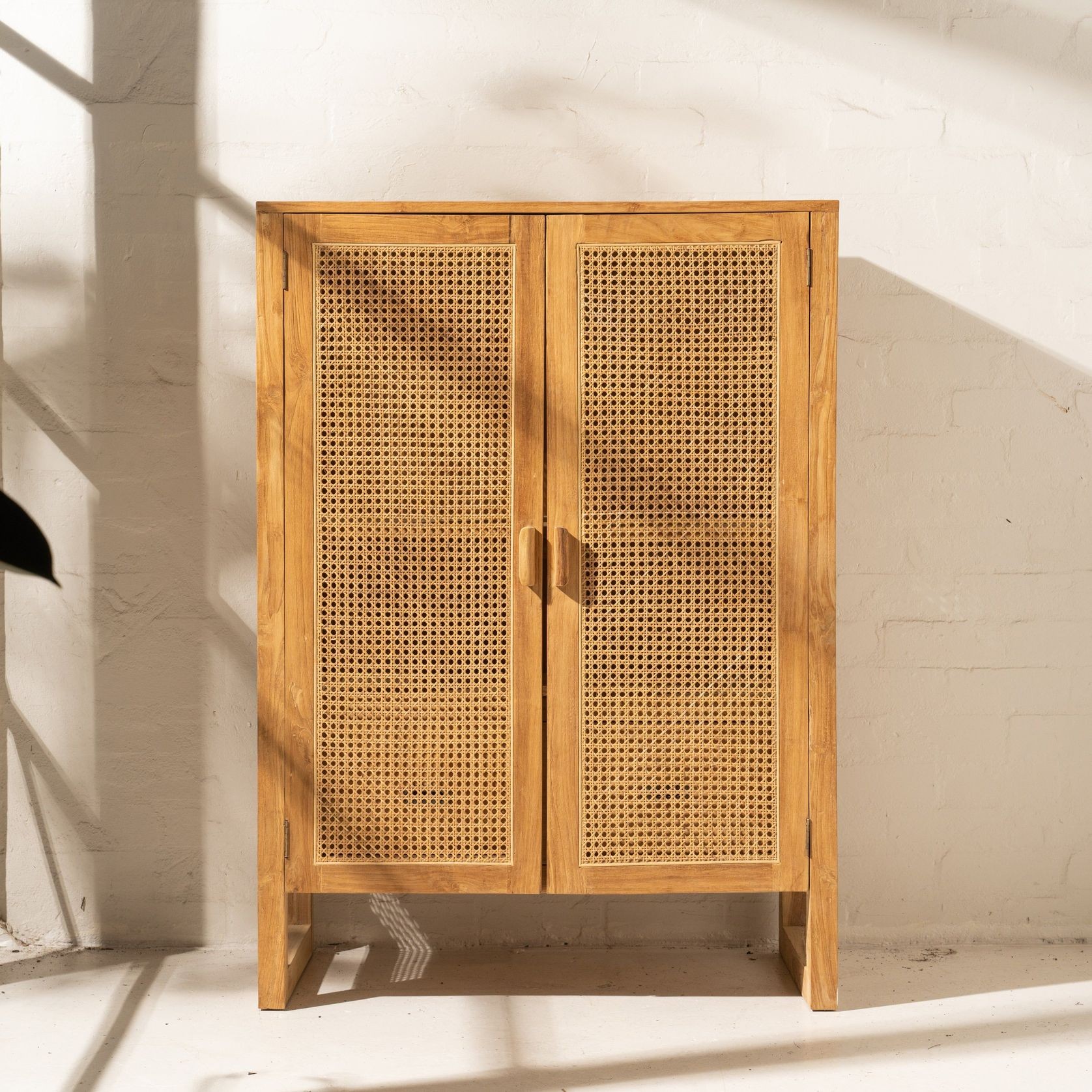 Baes Rattan and Teak Cabinet gallery detail image