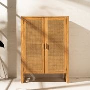 Baes Rattan and Teak Cabinet gallery detail image