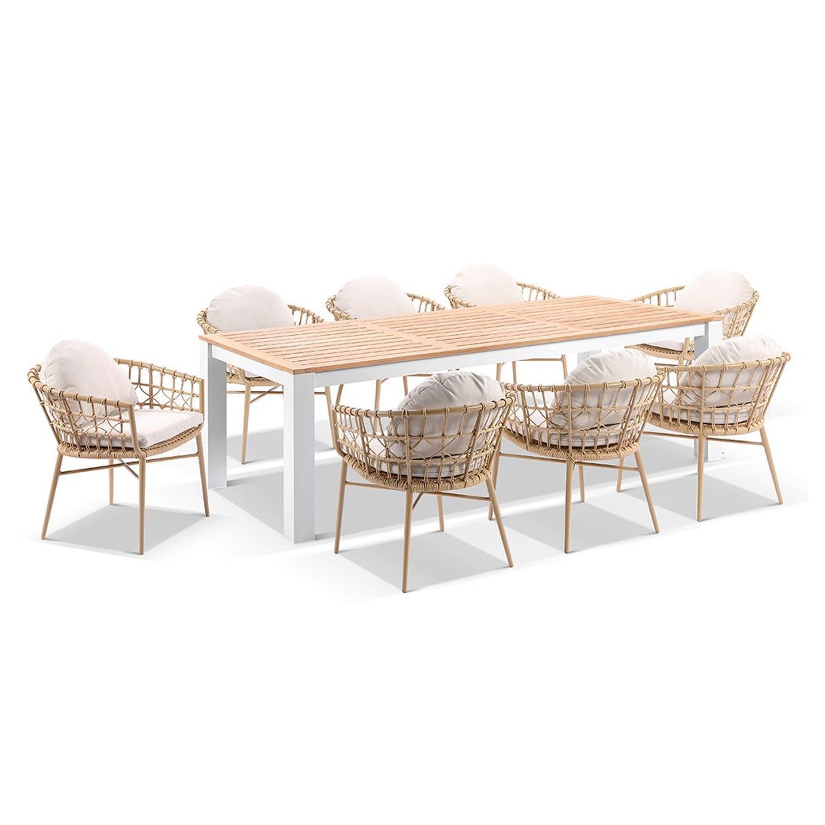 Balmoral 2.5m Outdoor Dining Table & WICKER | Chair gallery detail image