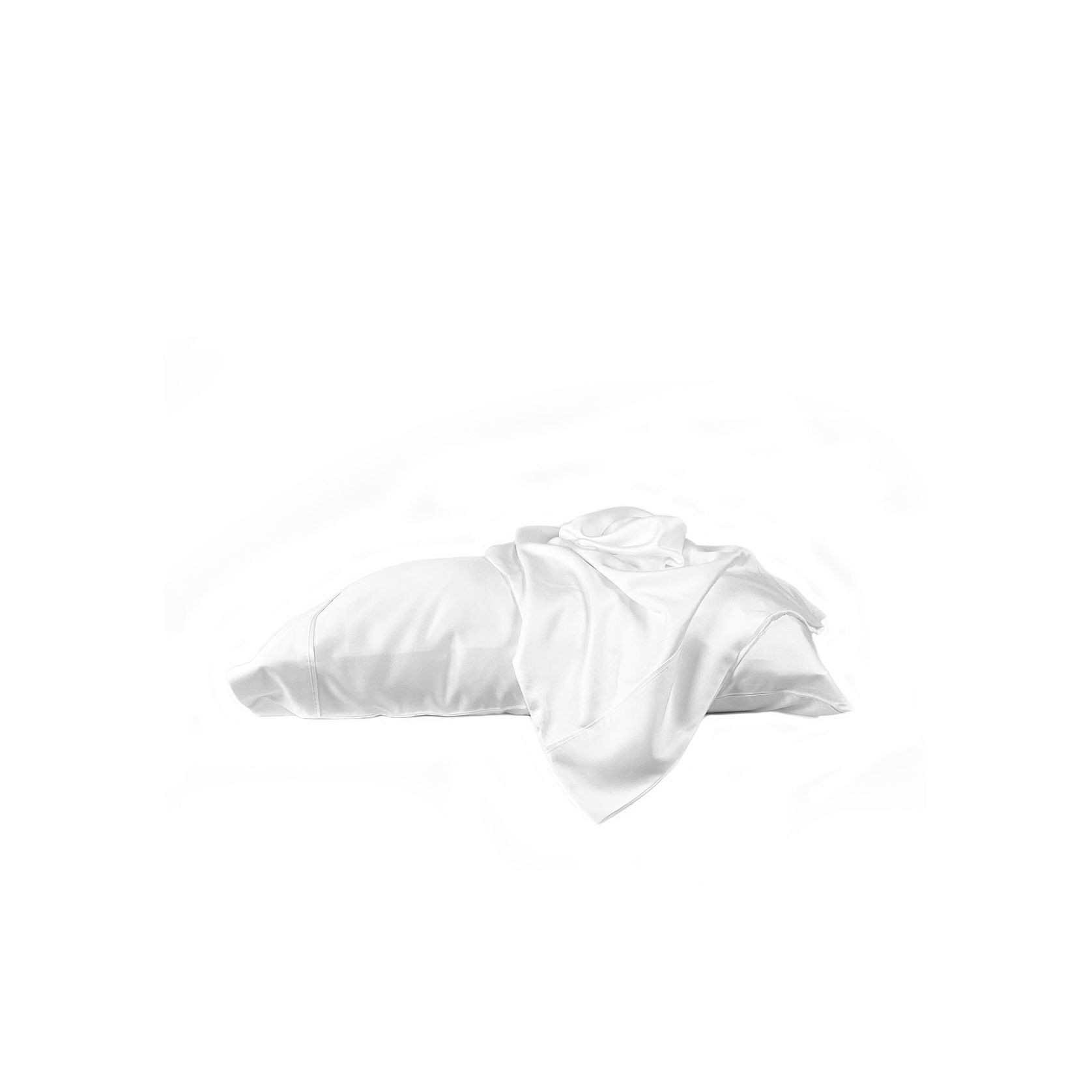 Silky Soft Bamboo Pillowcase Set - White gallery detail image