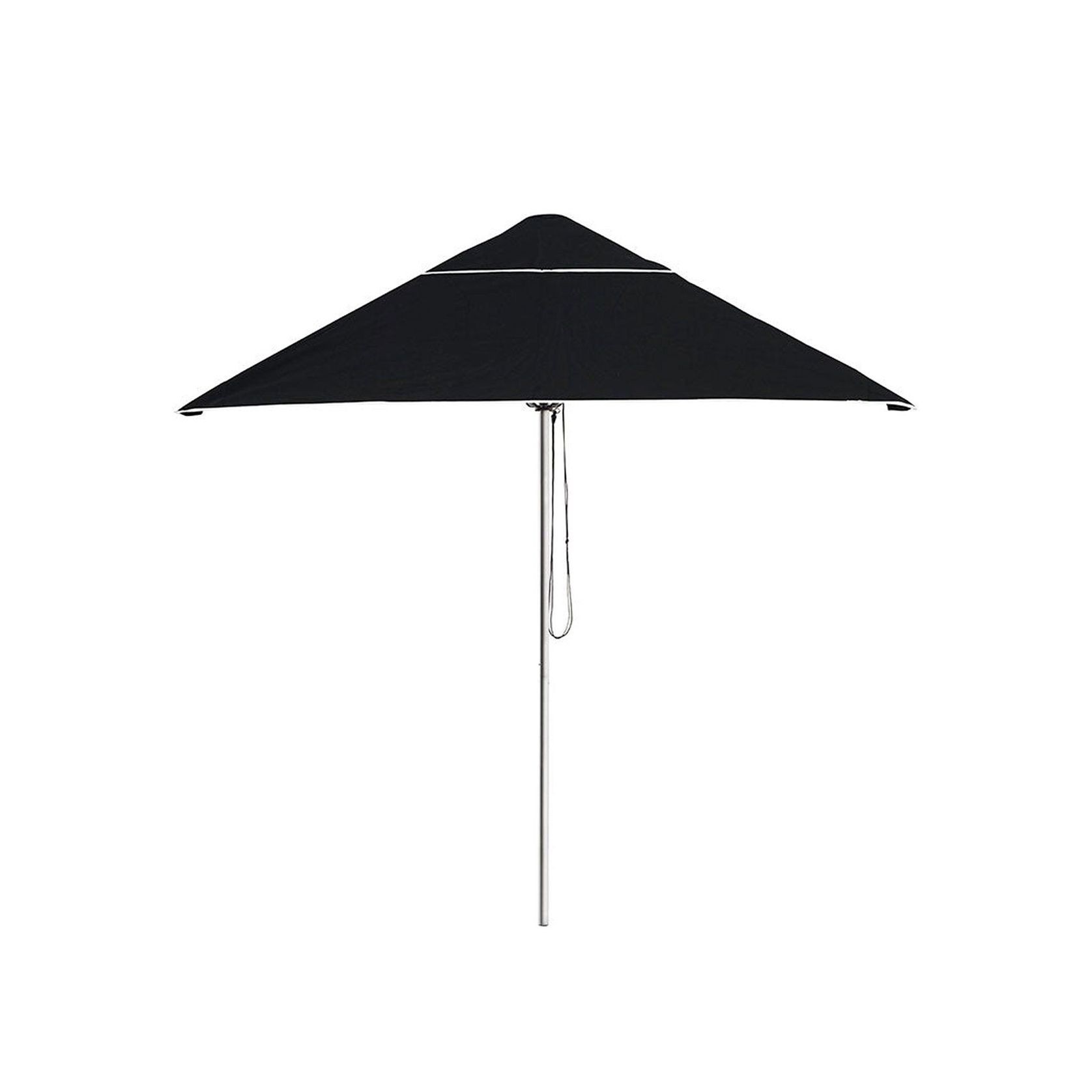 Basil Bangs | Go Large Patio Umbrella 2m | Black Square gallery detail image
