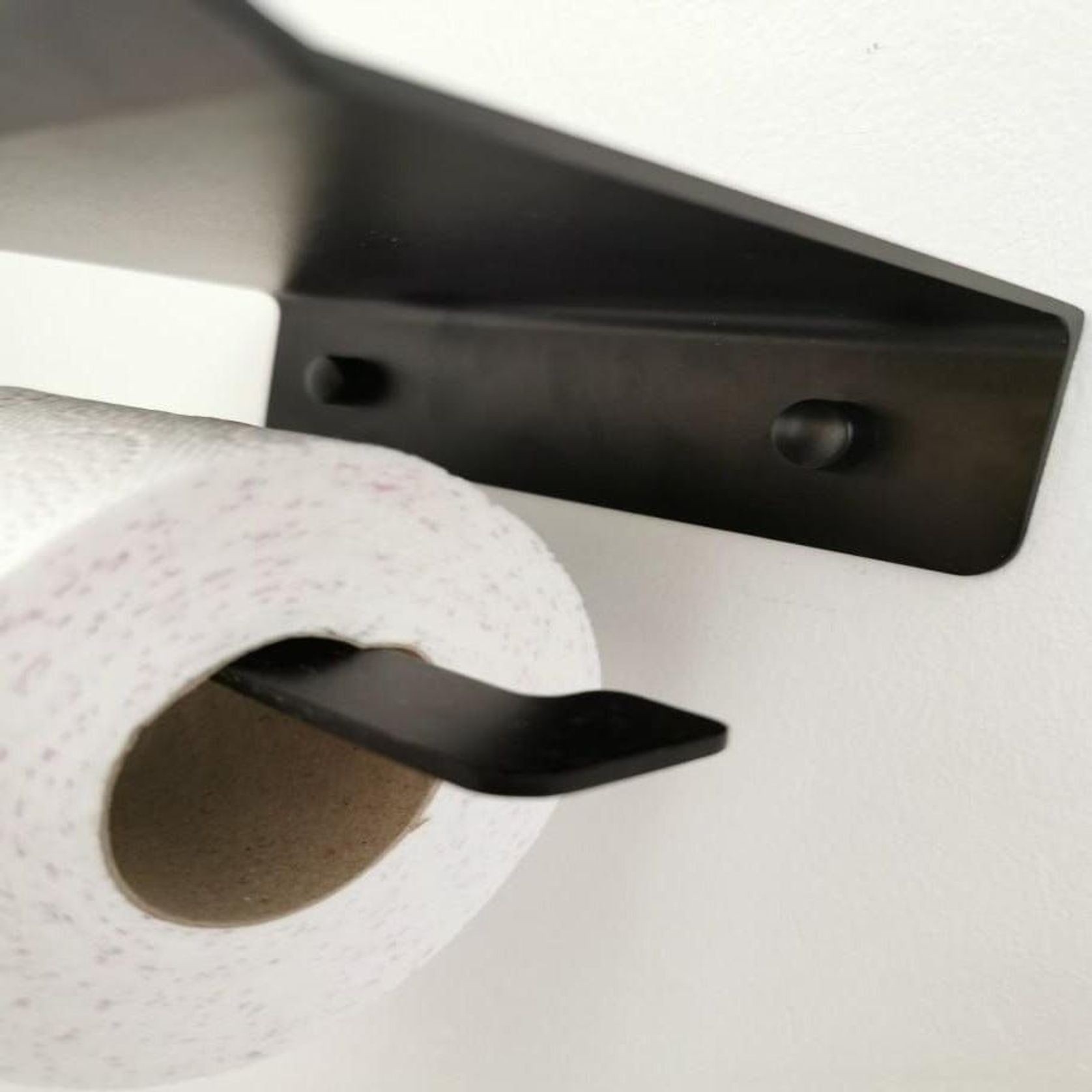 Luxe Abode - Toilet Roll Holder and Phone Shelf in One gallery detail image