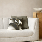 Baya Cyprian Cushion - Sage | Square - Two Sizes gallery detail image