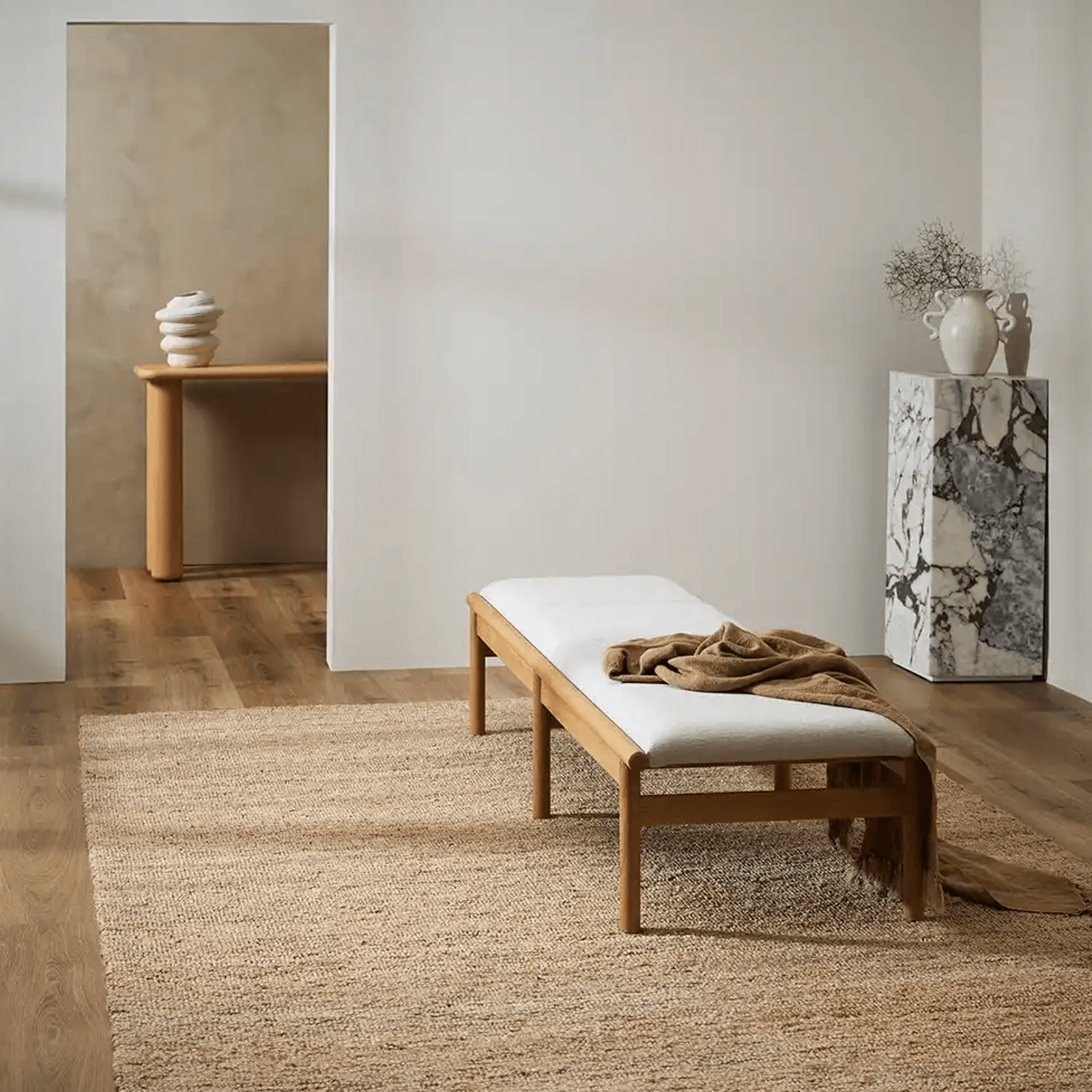 Baya Papeete Floor Rug - Natural | 100% Jute gallery detail image