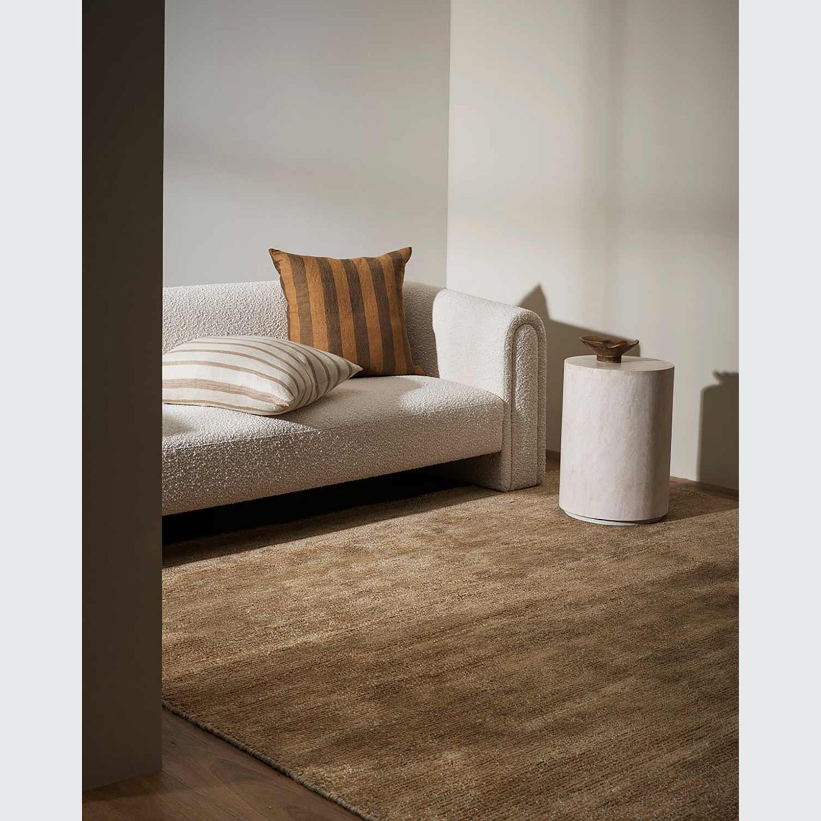 Baya Anchorage Floor Rug - Sand Dune | Four Sizes gallery detail image