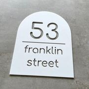 Personalised Arch House Sign gallery detail image