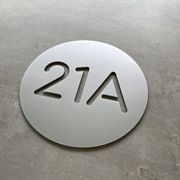Personalised House Number Circle Sign gallery detail image