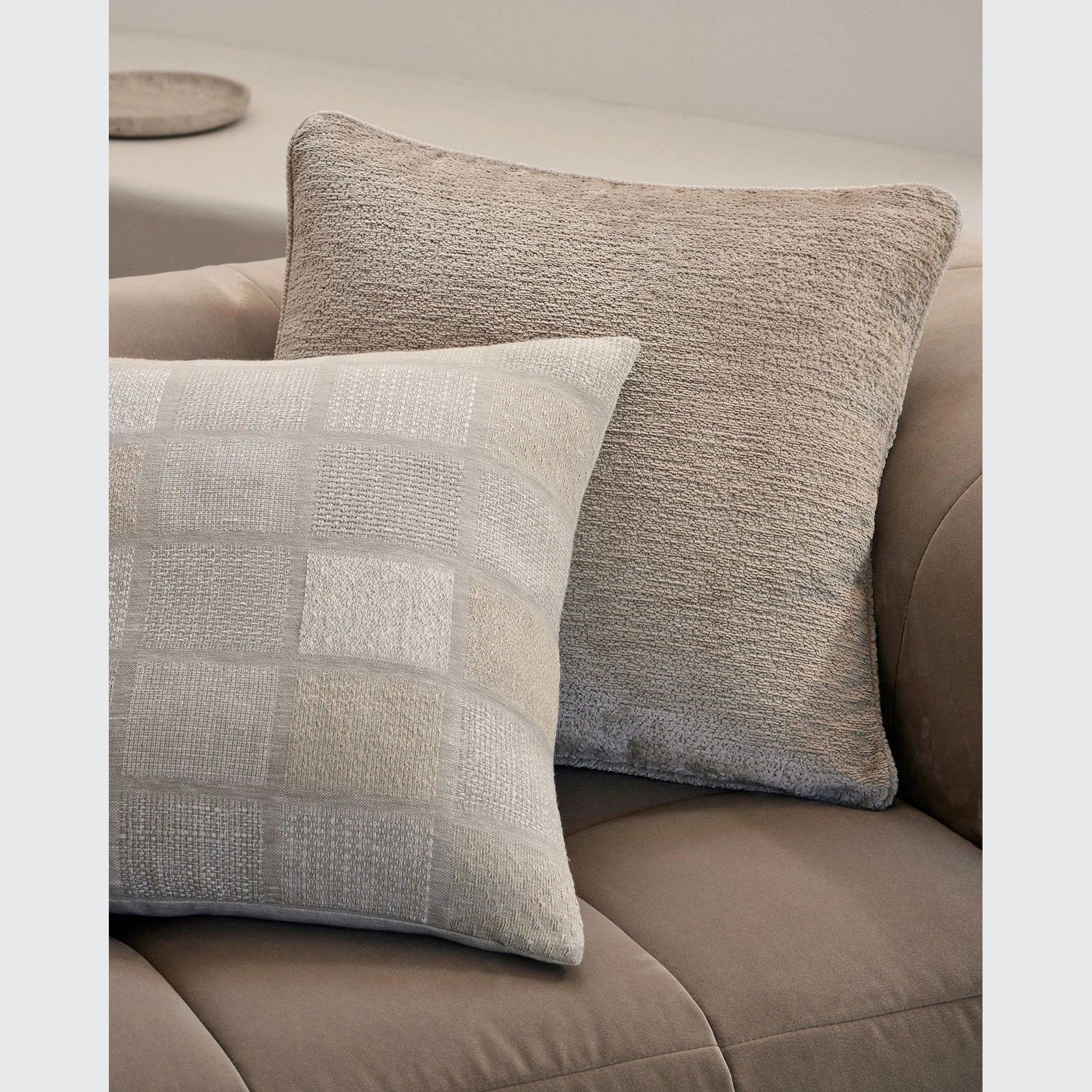 Weave Home Tempo Cushion - Oatmeal | 50 x 50cm gallery detail image