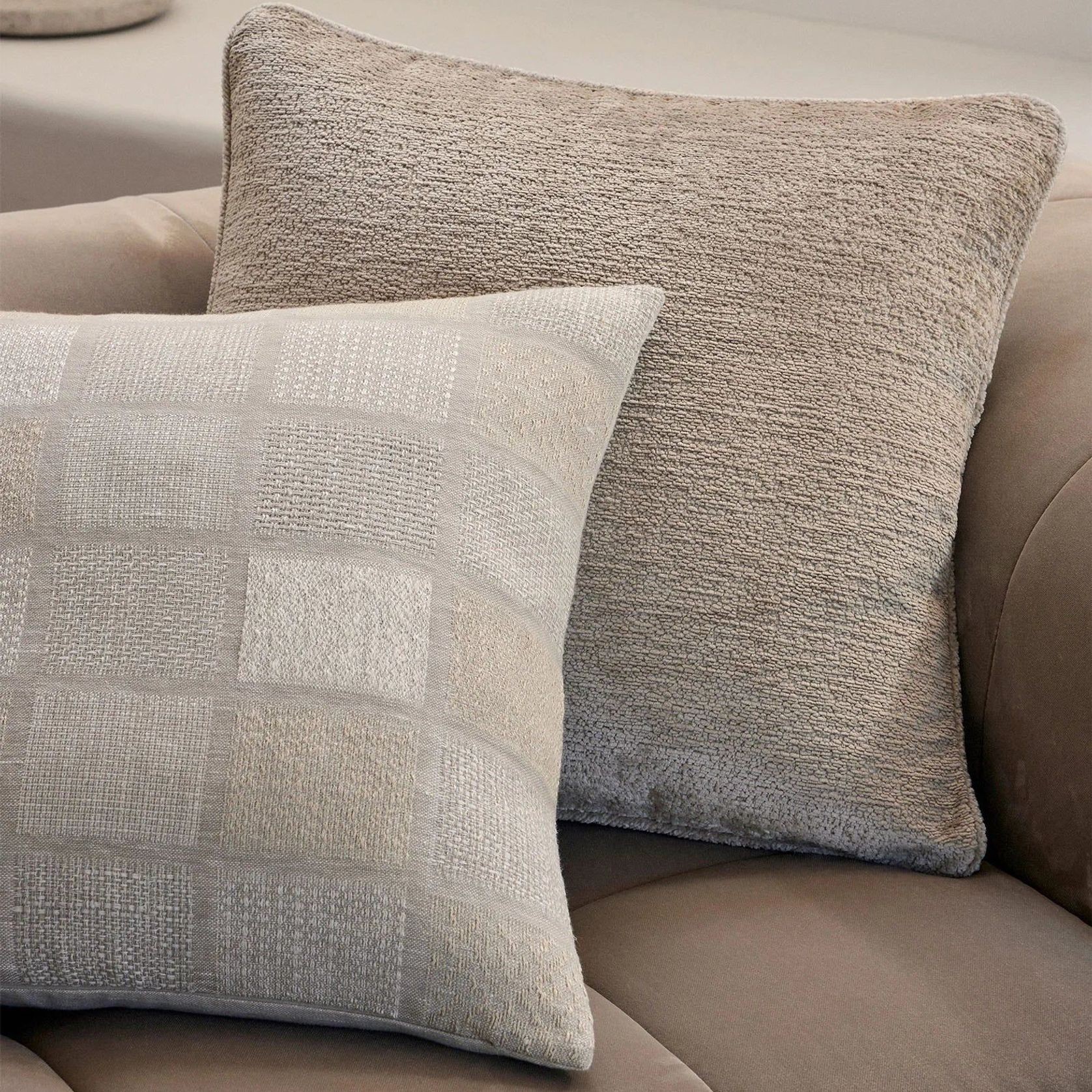 Weave Home Tempo Cushion - Oatmeal | 50 x 50cm gallery detail image