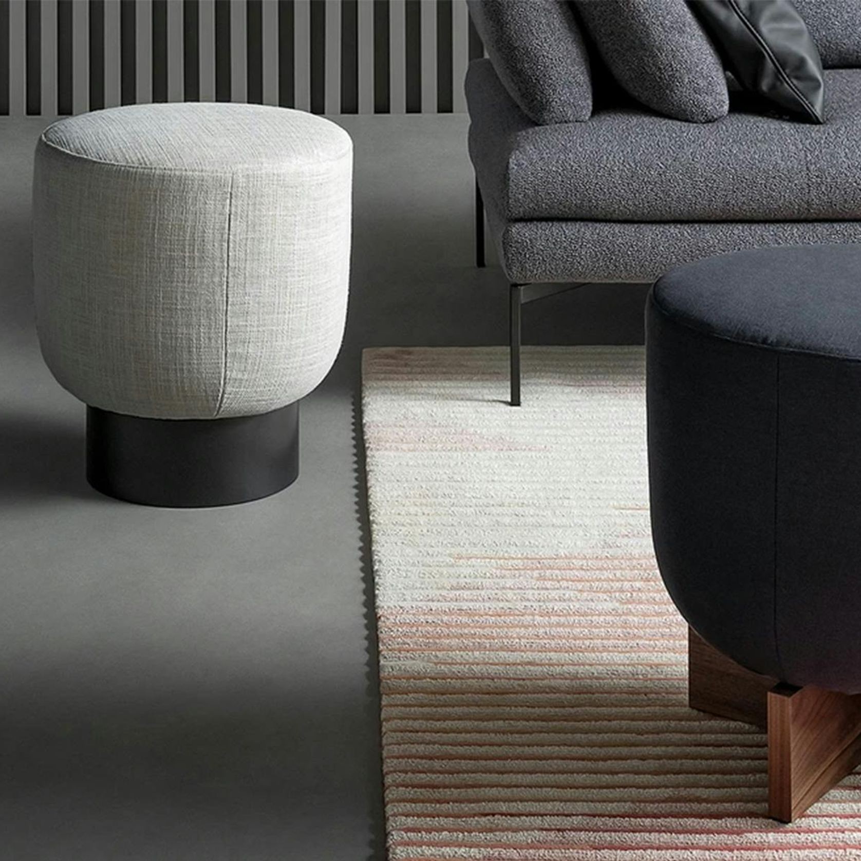 Belt & Cross Pouf gallery detail image