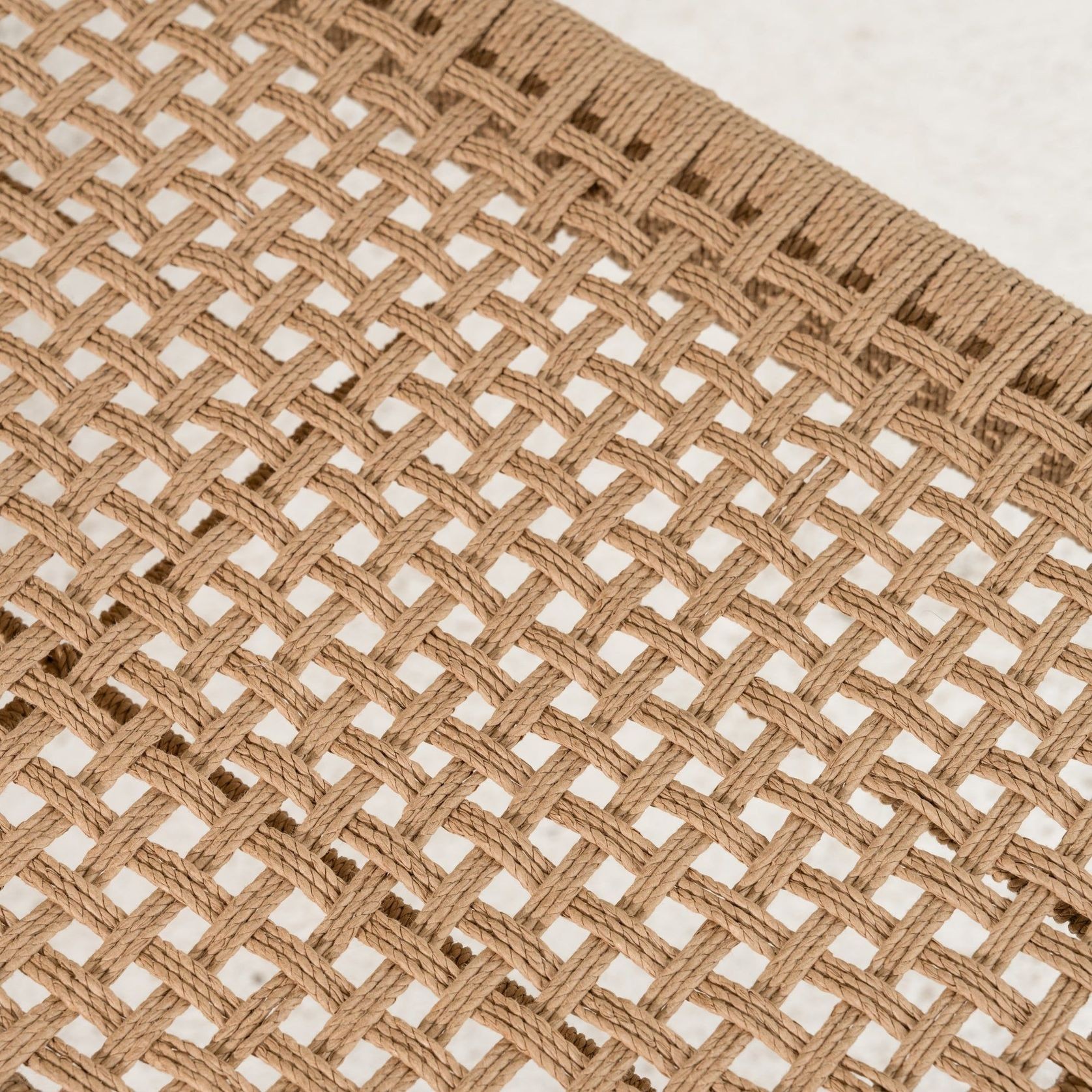 Bennu Woven Jute Bench Seat gallery detail image