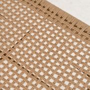 Bennu Woven Jute Bench Seat gallery detail image