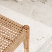 Bennu Woven Jute Bench Seat gallery detail image