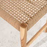 Bennu Woven Jute Bench Seat gallery detail image