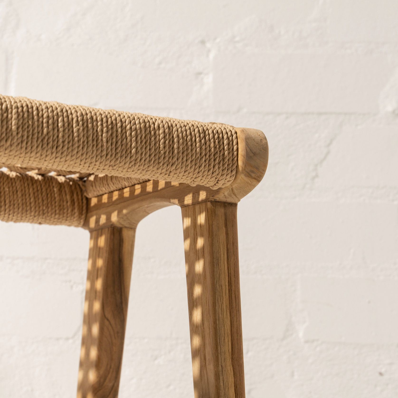 Bennu Woven Jute Footstool gallery detail image