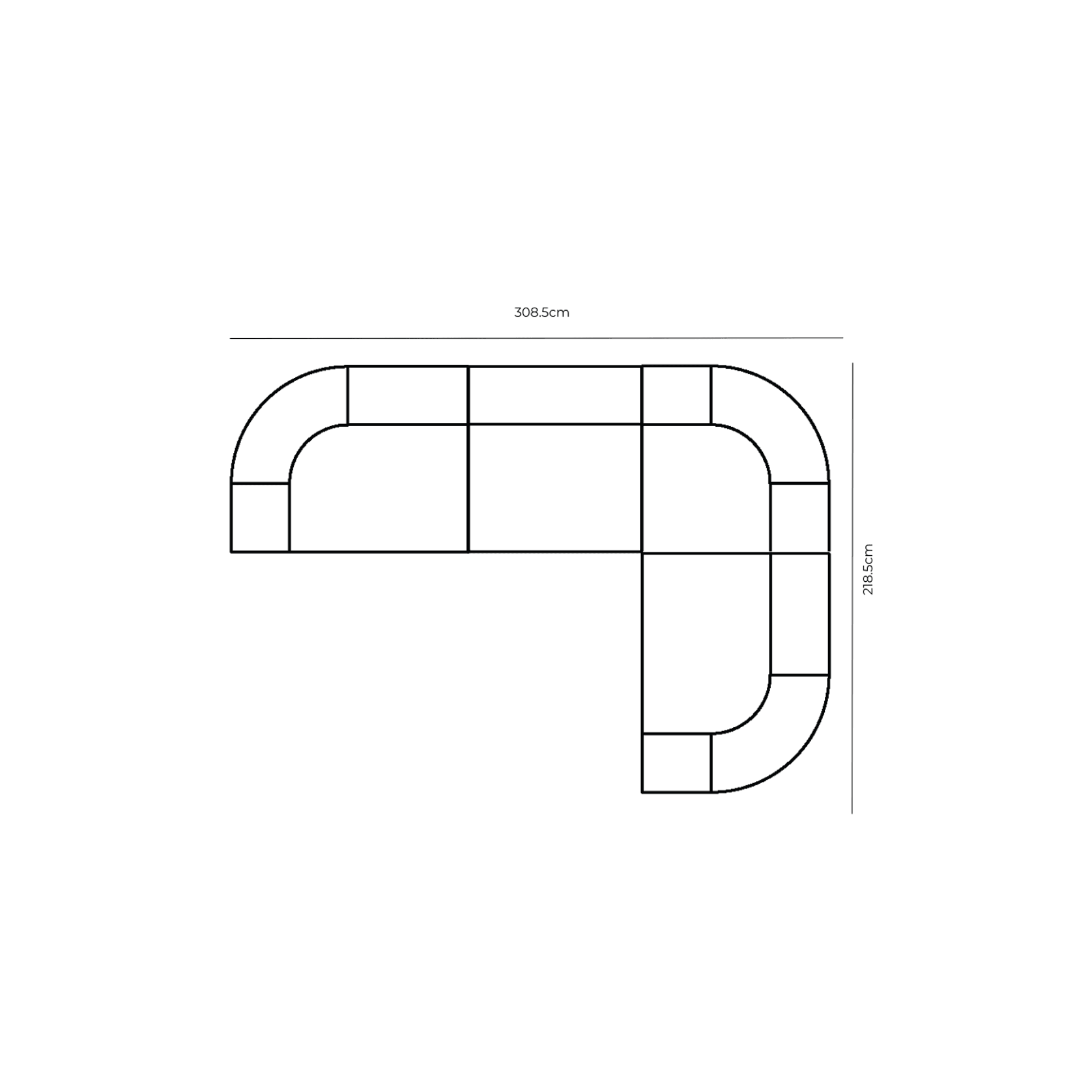 Berg RHF Closed Chaise Sofa - Eden Leaf gallery detail image