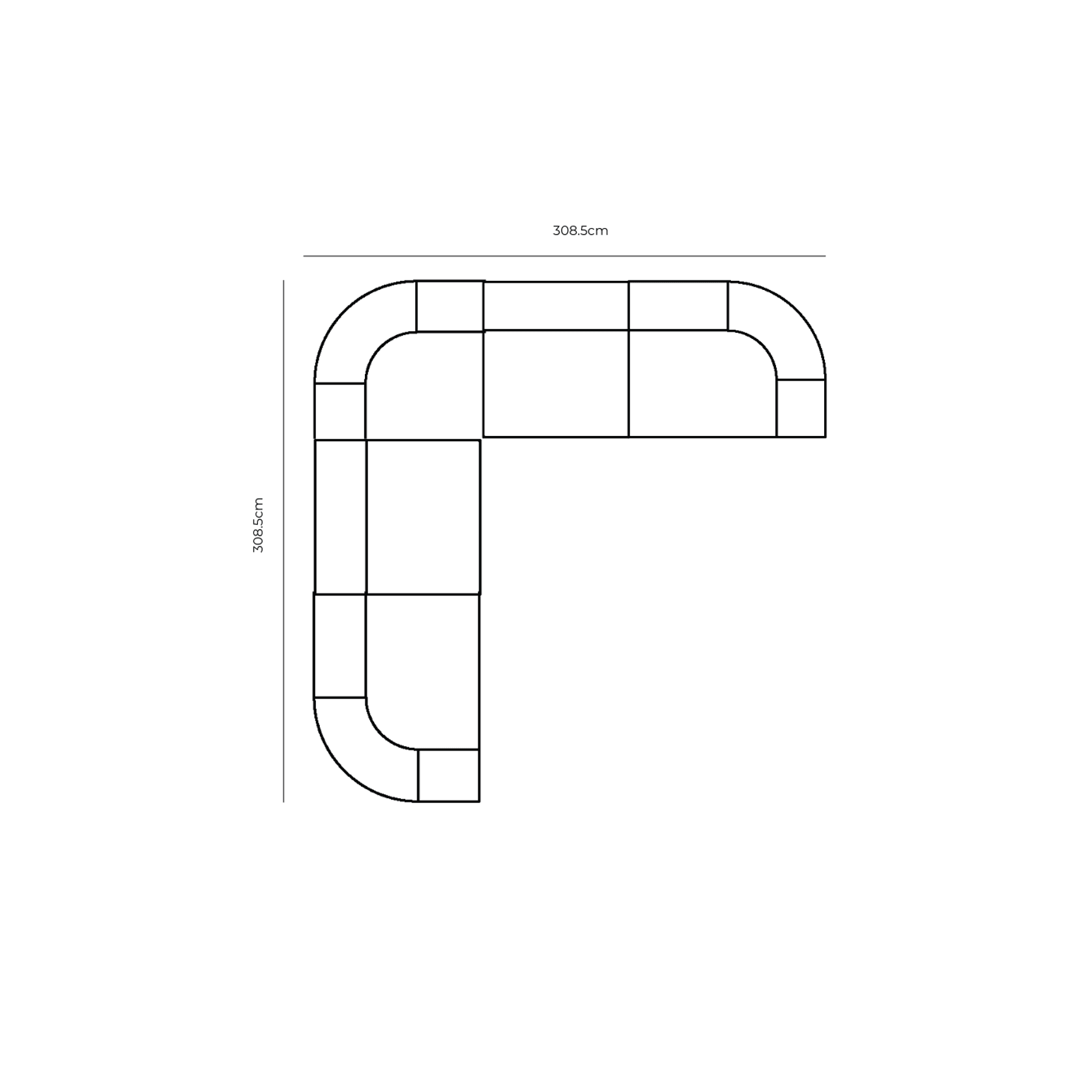 Berg Corner Sofa - Eden Leaf gallery detail image