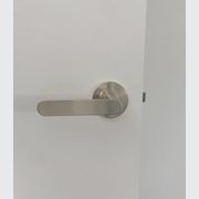 SATIN NICKEL Door Handle PASSAGE (63mm rose) I Mucheln BERKLEY Series gallery detail image
