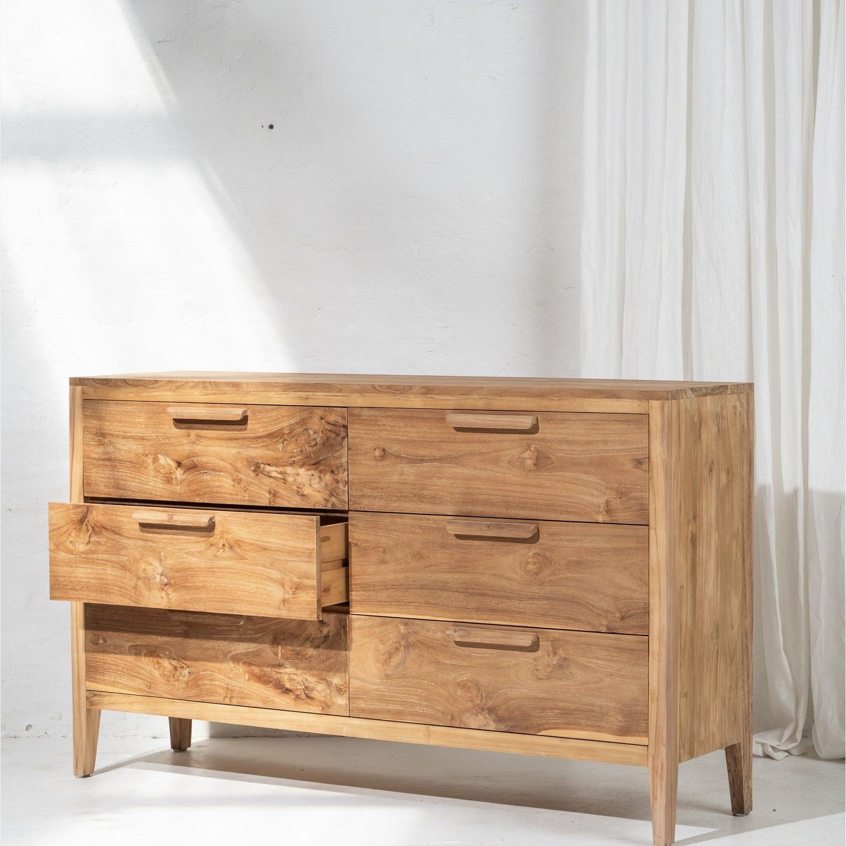 Beti Recycled Teak Drawers gallery detail image