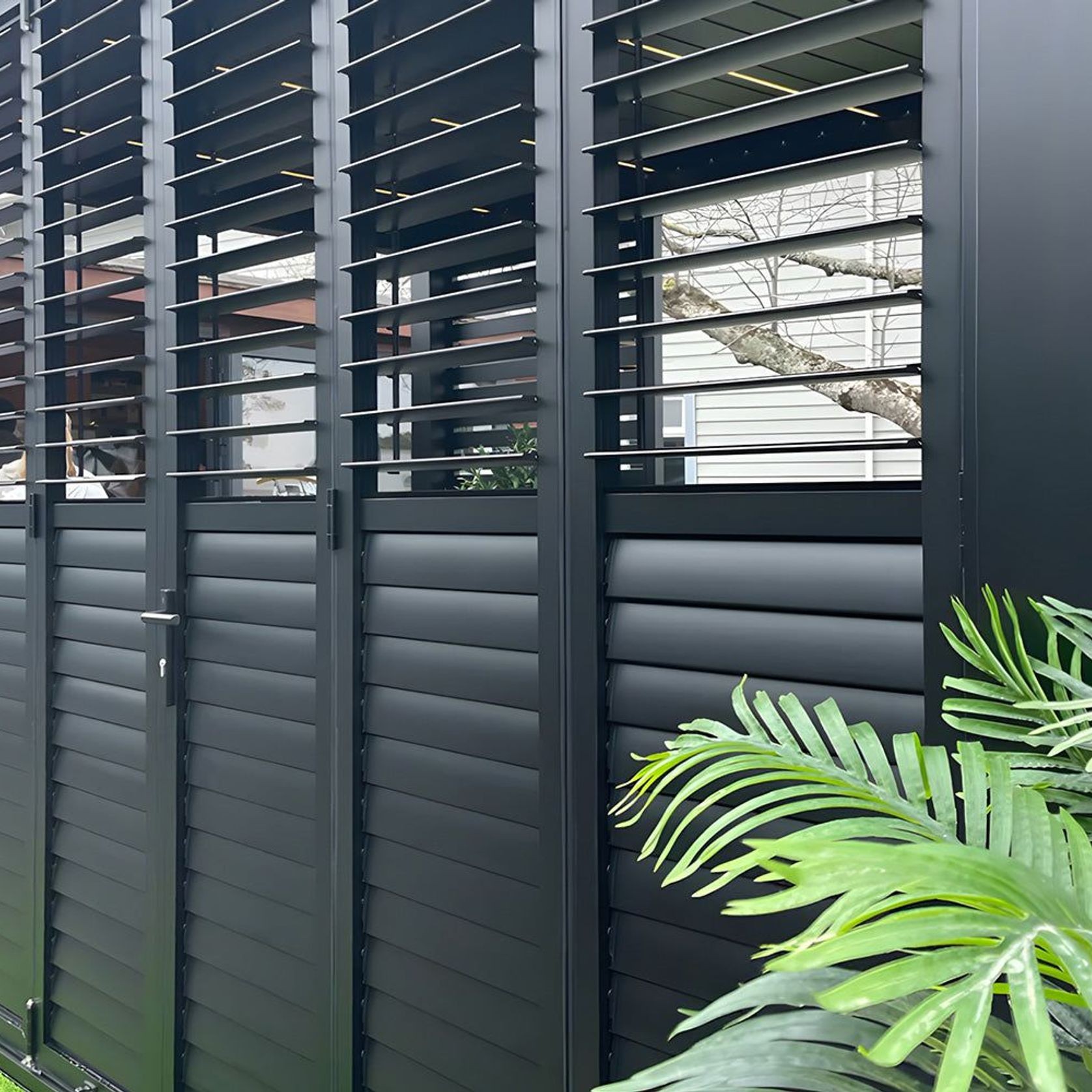 Bifold Shutter Wall For Pacific Wall Mounted Pergola gallery detail image