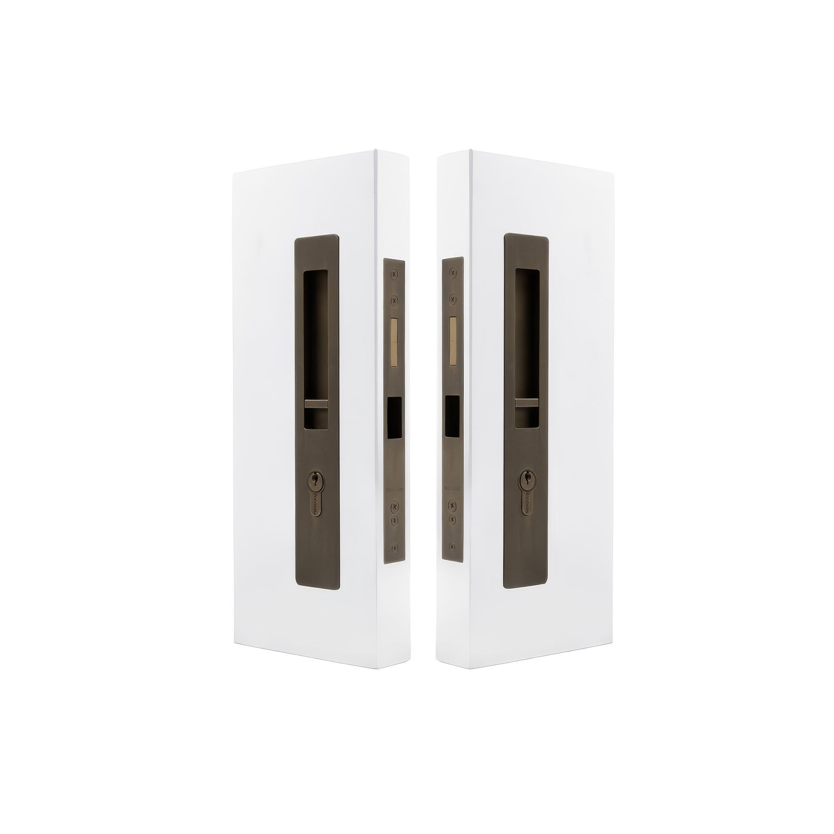 LUME - Locking Set - Integrated - 38-42mm Doors gallery detail image