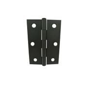 Black Door Hinge 85 x60mm (2 Hinges) LOOSE PIN gallery detail image