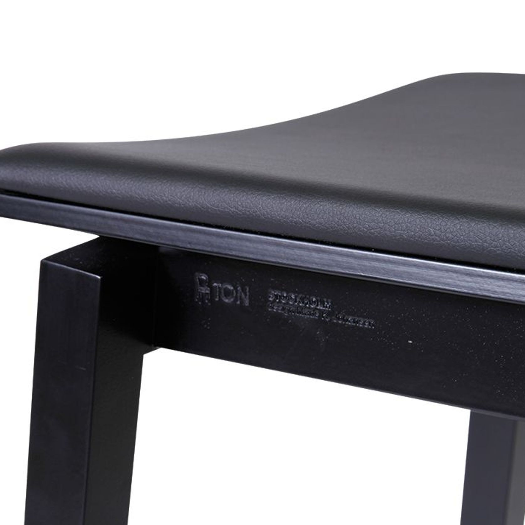 Stockholm Kitchen Stool - Black Stain by TON gallery detail image