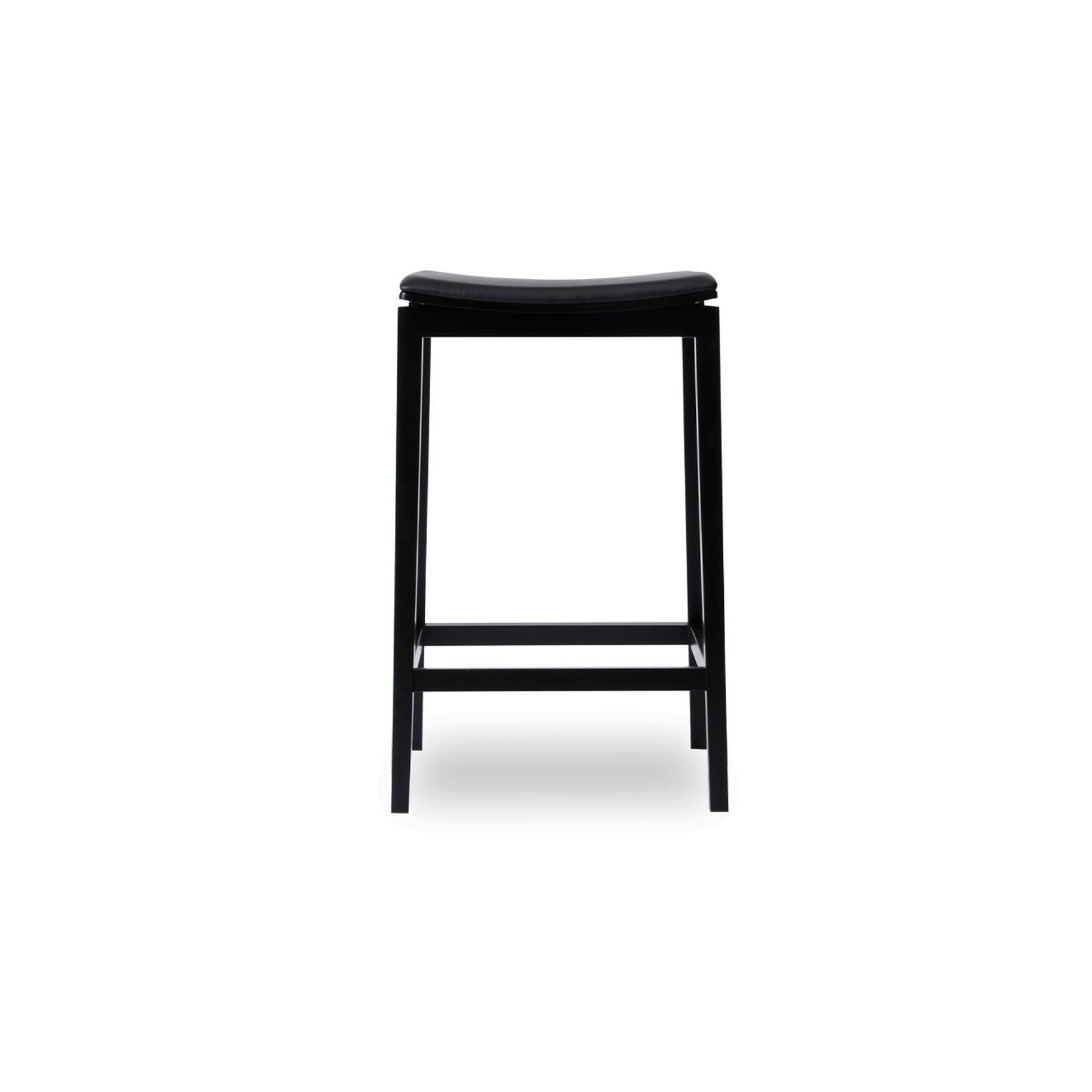 Stockholm Kitchen Stool - Black Stain - by TON gallery detail image