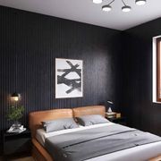 WOODFLEX Flexible Acoustic Wood Slat Wall Panel - Black Coated - 3000mm x 600mm gallery detail image