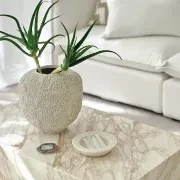 Block Coffee Table - New Gold Calacatta Marble gallery detail image